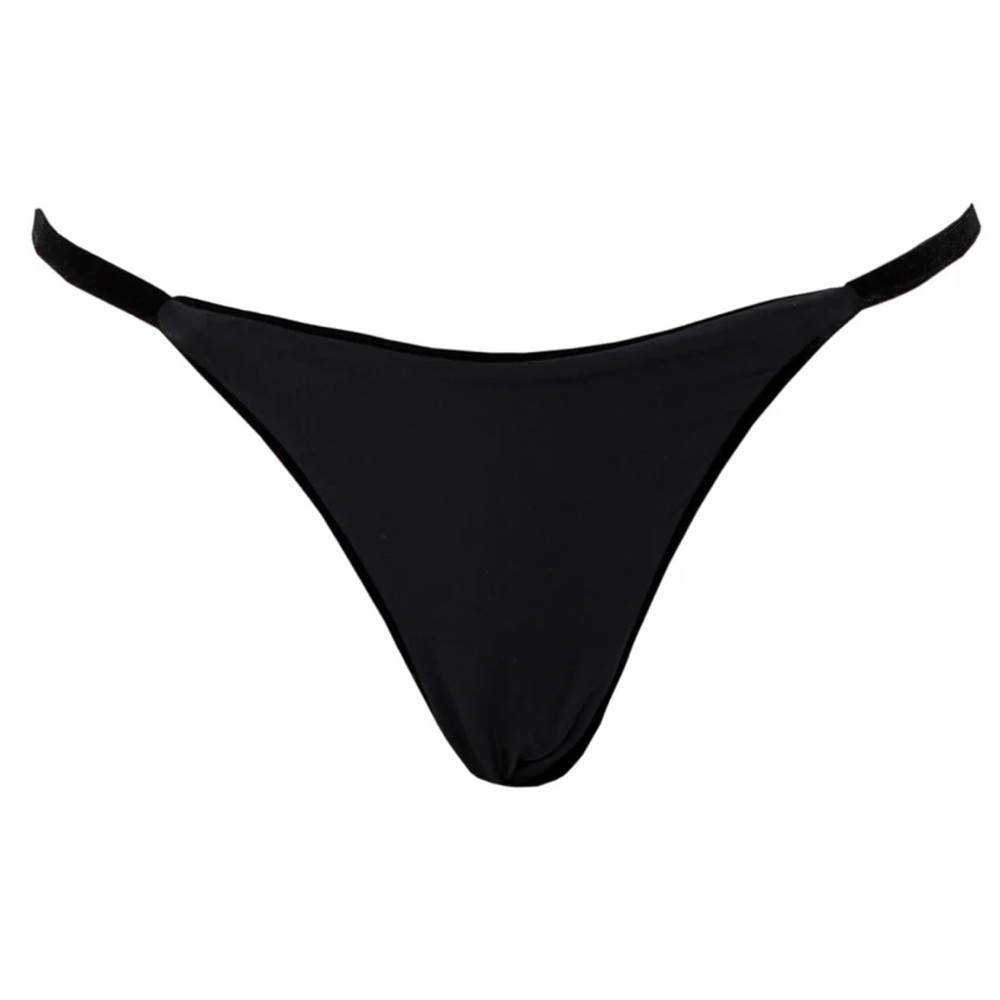 Maaji Blackjack Micro Midi Regular Rise Single Strap Bikini Bottom - Picture 9 of 11